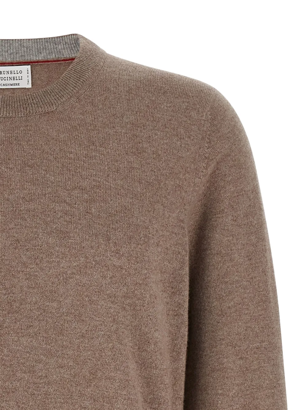 Brunello Cucinelli crew-neck cashmere sweater Bruin