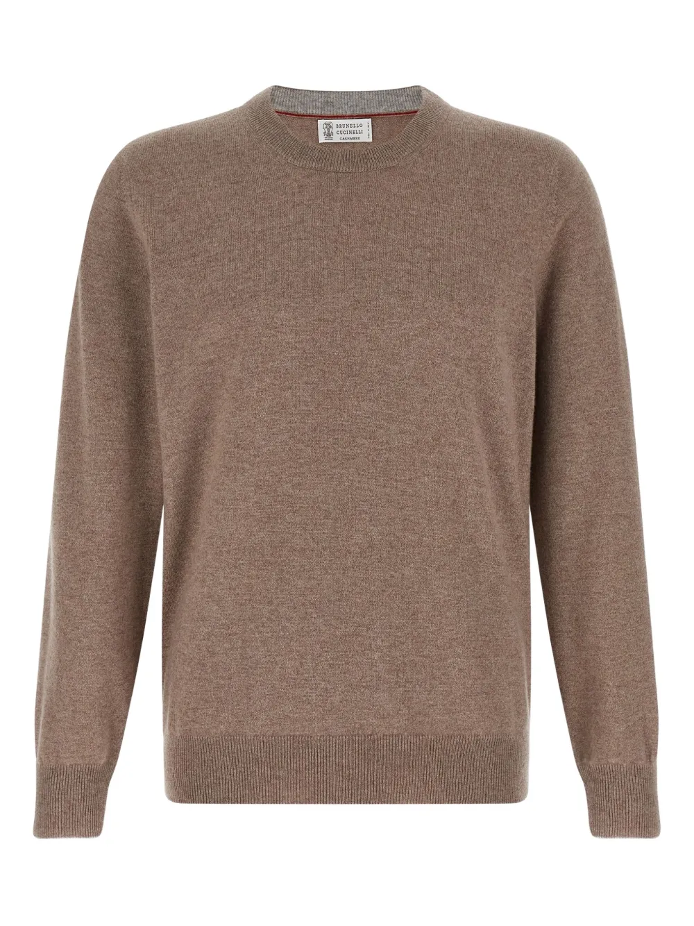 Brunello Cucinelli crew-neck cashmere sweater Bruin