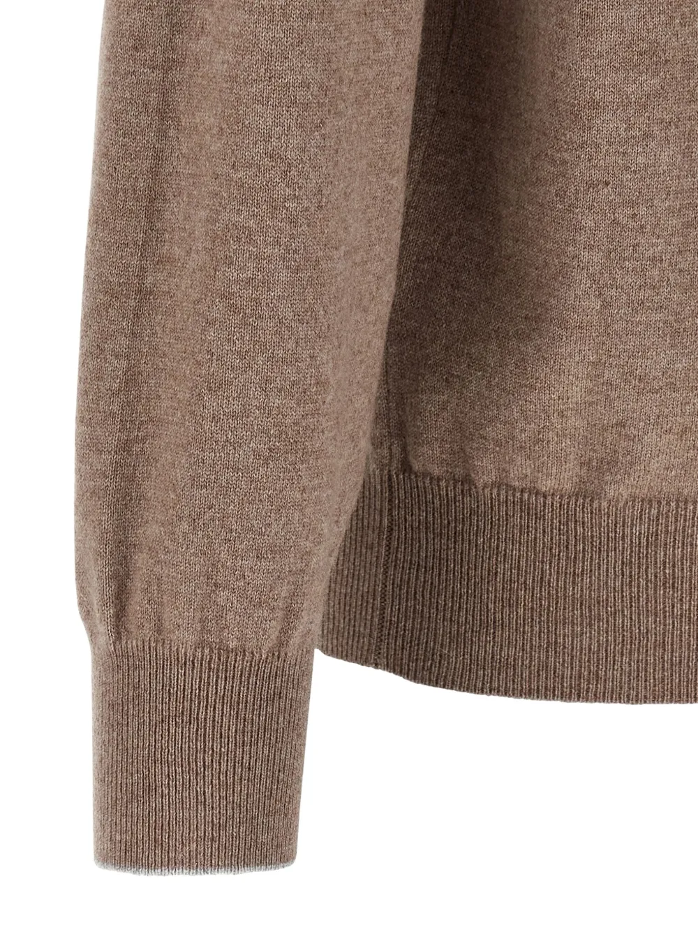 Brunello Cucinelli crew-neck cashmere sweater Bruin