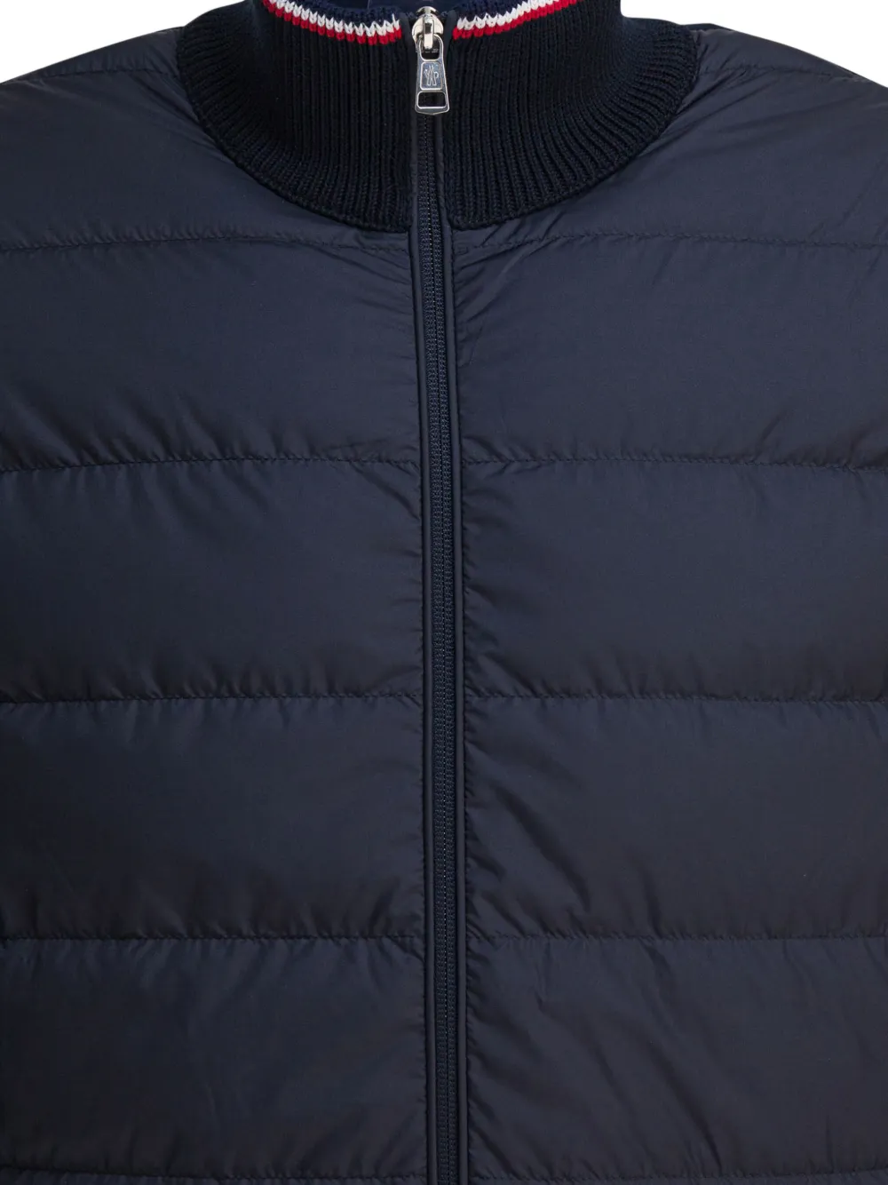 Moncler quilted-panels jacket Blauw