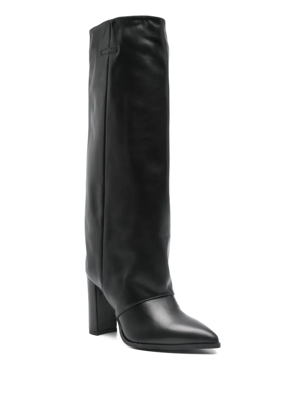 Gisel Moire 100mm leather knee-high boots | Knee-High Boots | Image 2