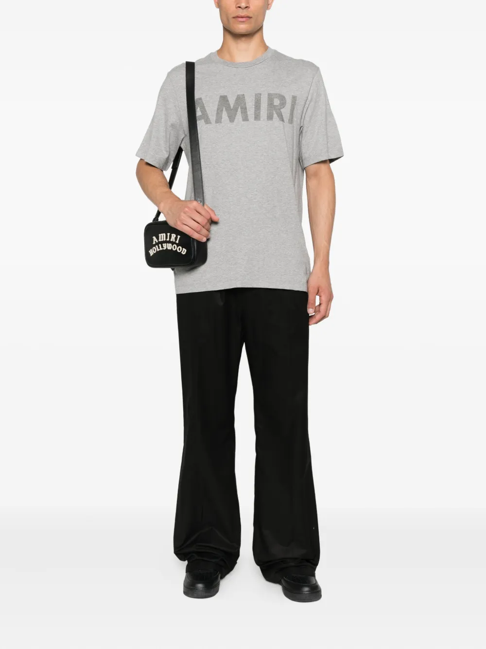 AMIRI T-shirt met logoprint Grijs