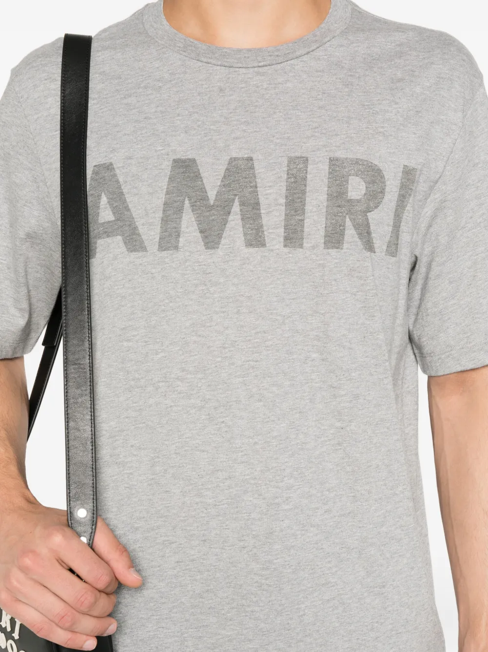 AMIRI T-shirt met logoprint Grijs