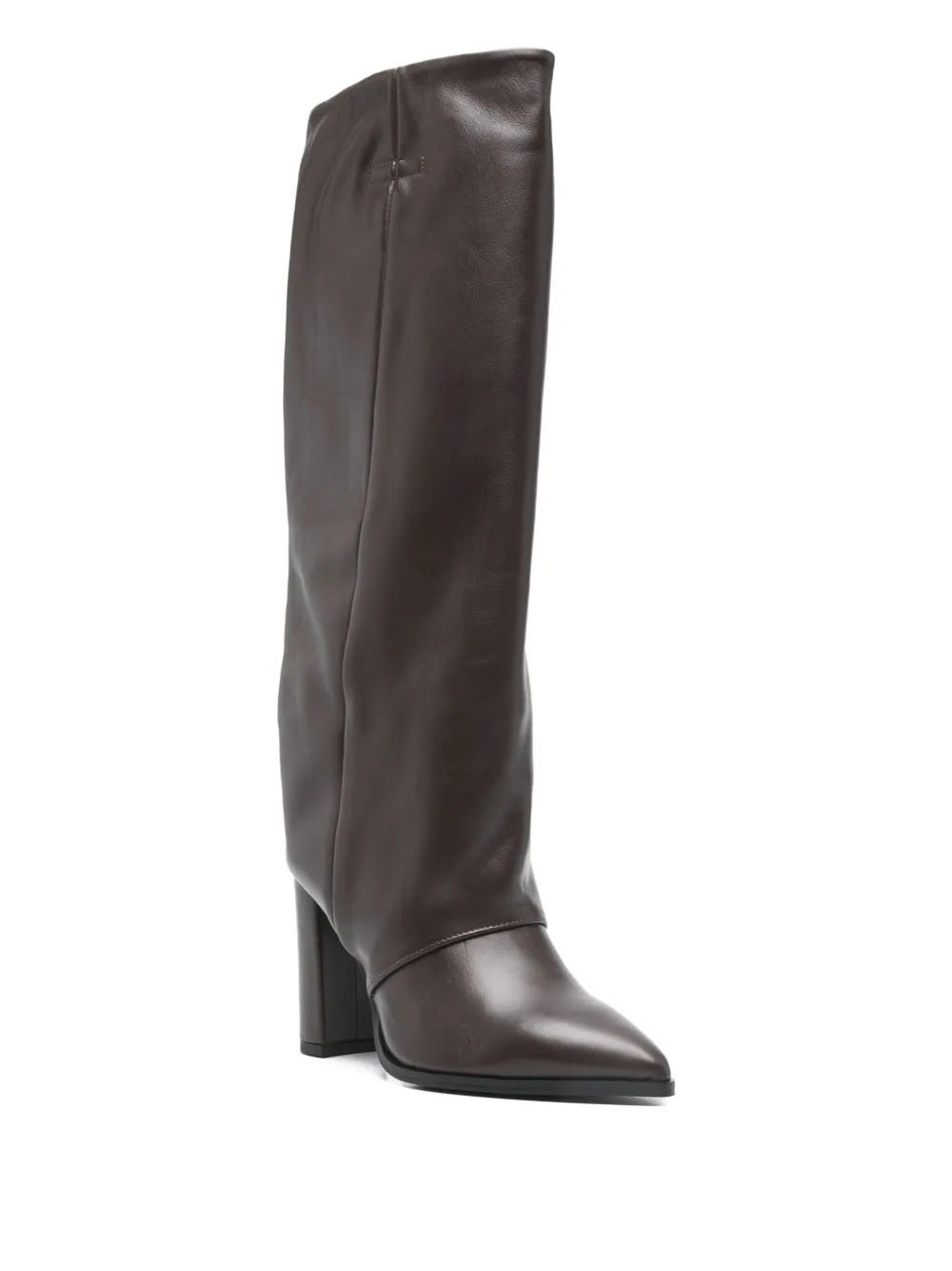 Gisel Moire 95mm calf leather knee-high boots | Knee-High Boots | Image 2