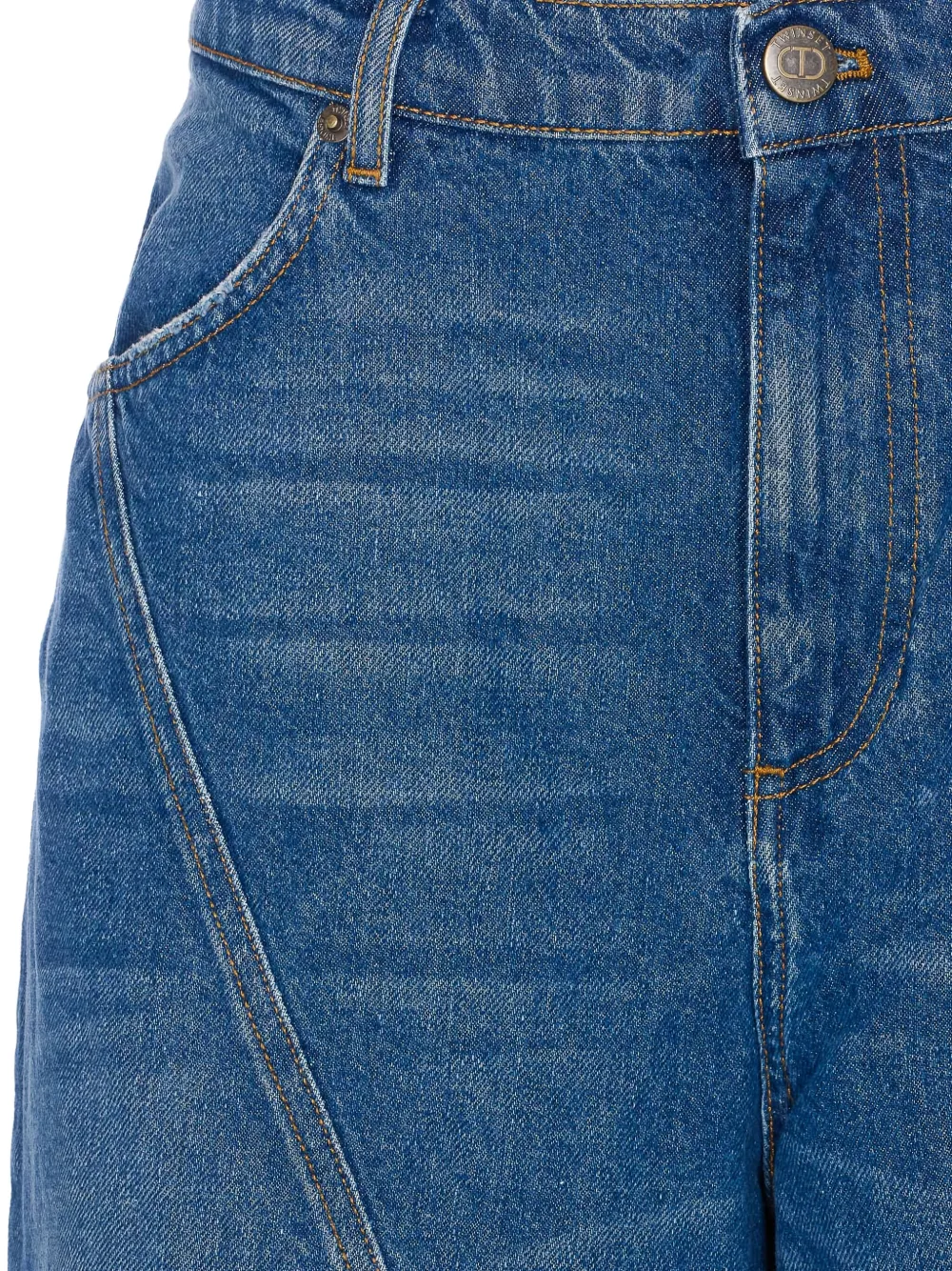 TWINSET seam pocket jeans Blauw