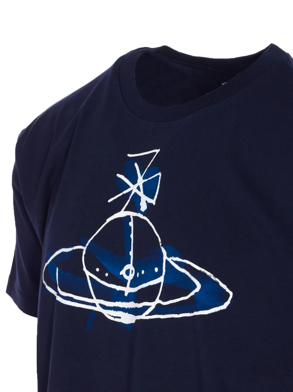 Vivienne Westwood T-shirt met print Blauw