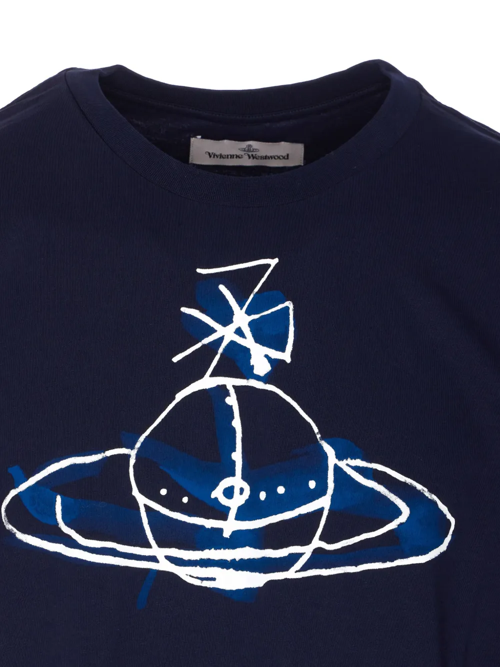 Vivienne Westwood T-shirt met print Blauw