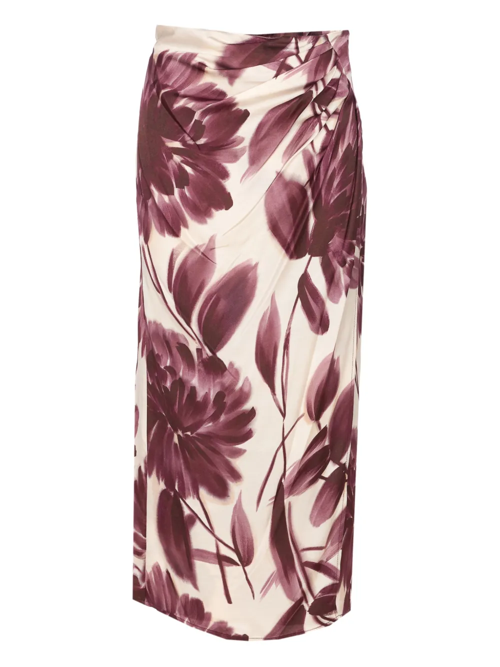 TWINSET floral logo midi skirt Vivaci