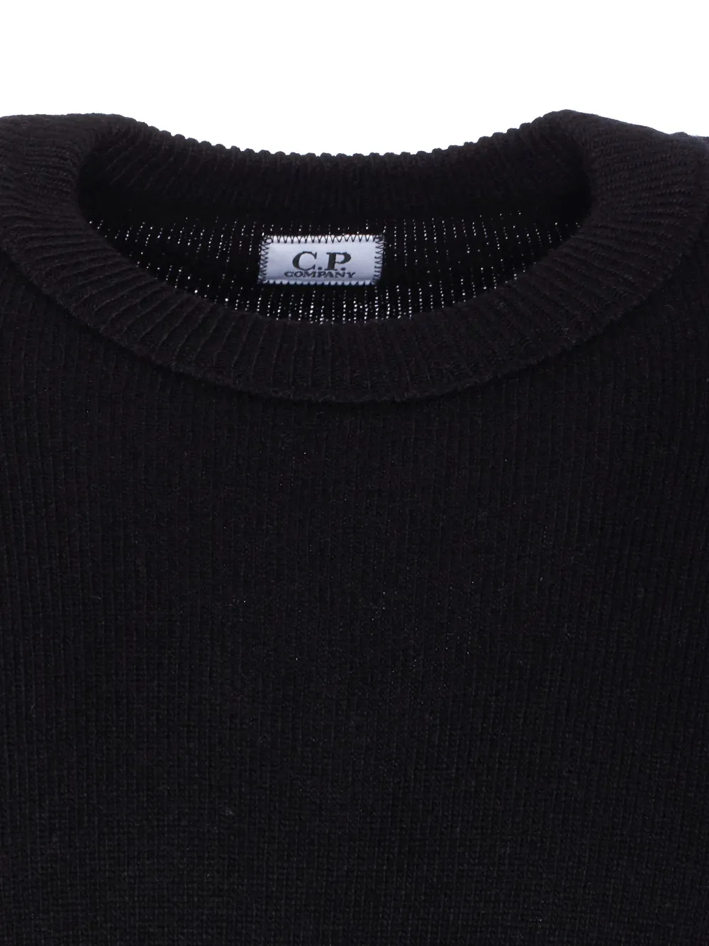 C.P. Company goggle-logo crewneck sweater Zwart