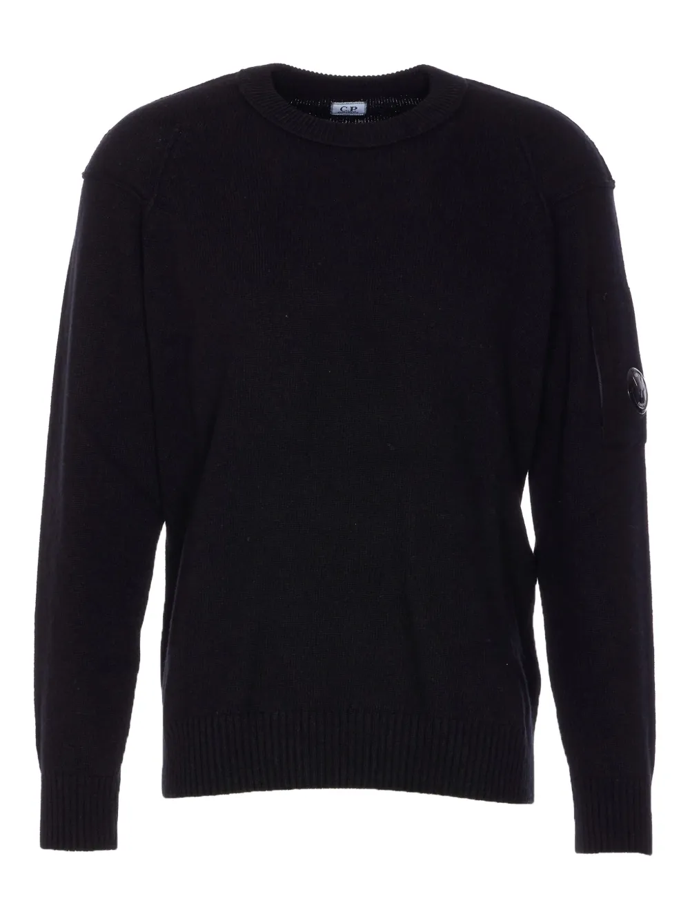C.P. Company goggle-logo crewneck sweater Zwart