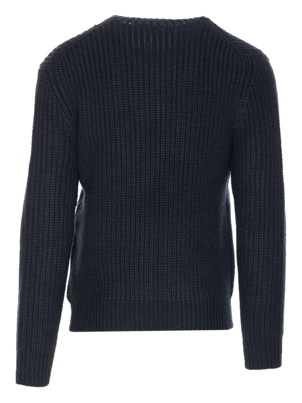 TOM FORD ribbed crewneck sweater Blauw
