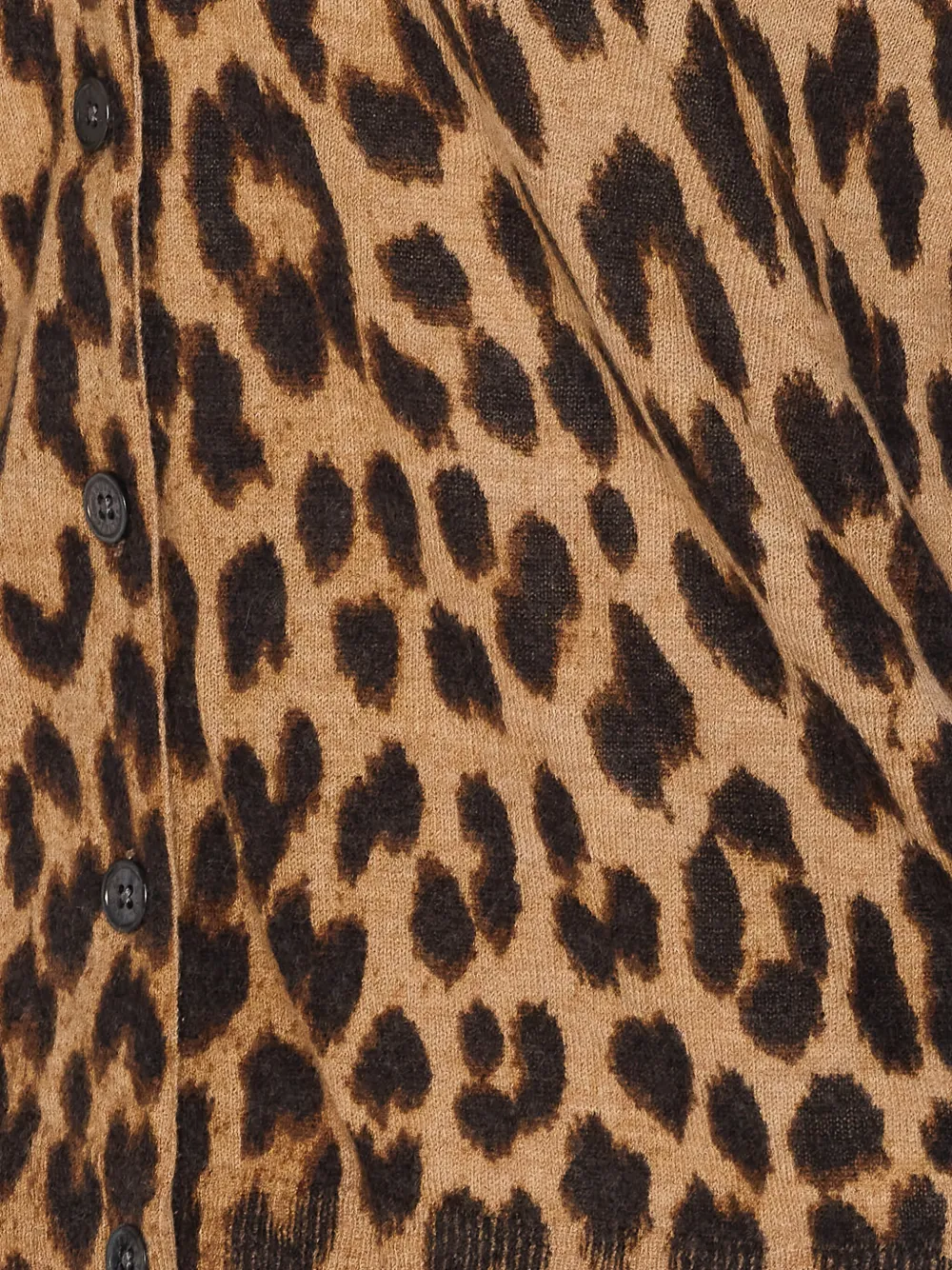 Zadig&Voltaire leopard-print button cardigan Bruin