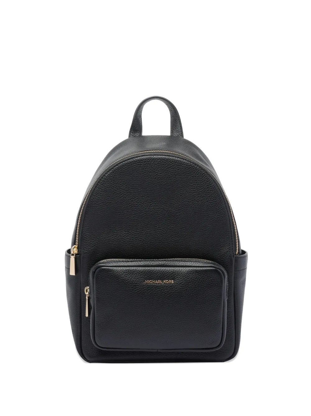 Michael Kors medium logo-plaque zip backpack Zwart