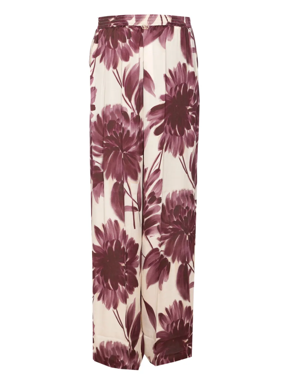 TWINSET floral trousers Rood