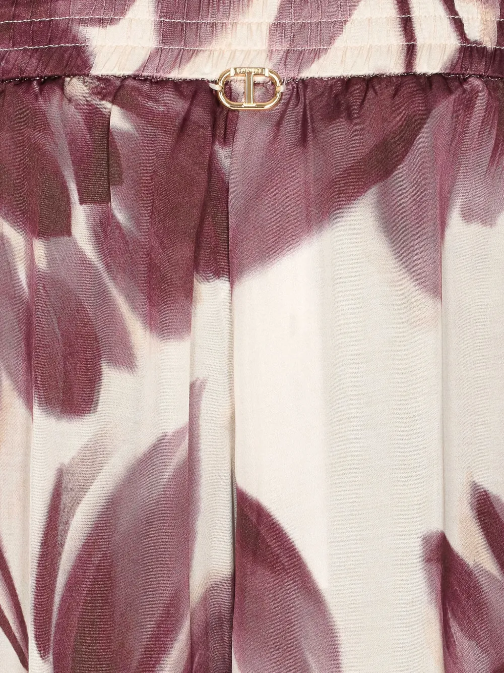 TWINSET floral trousers Rood