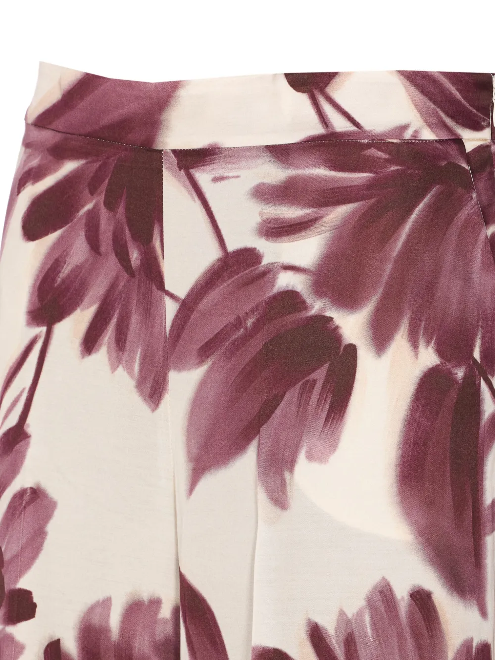 TWINSET floral trousers Rood
