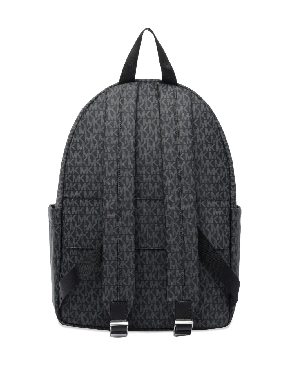Michael Kors medium logo-plaque zip backpack Zwart