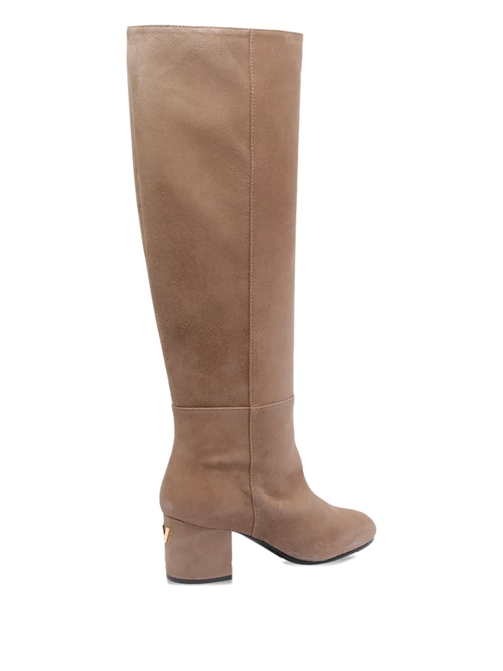 Via Roma 15 60mm leather knee-high boots Brown