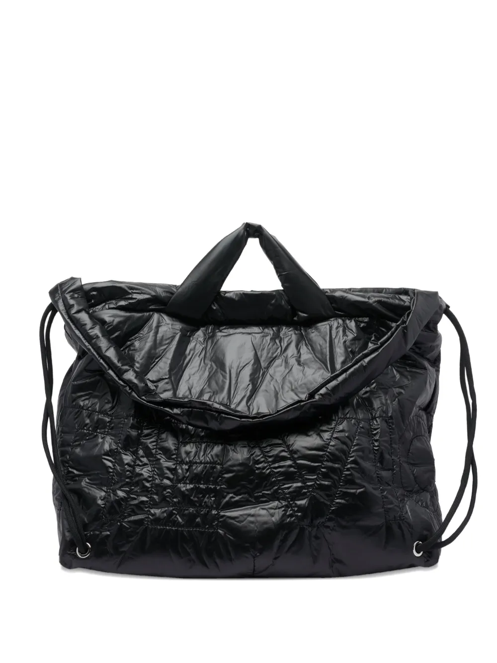Vic Matie quilted drawstring clutch bag | Black | Image 1