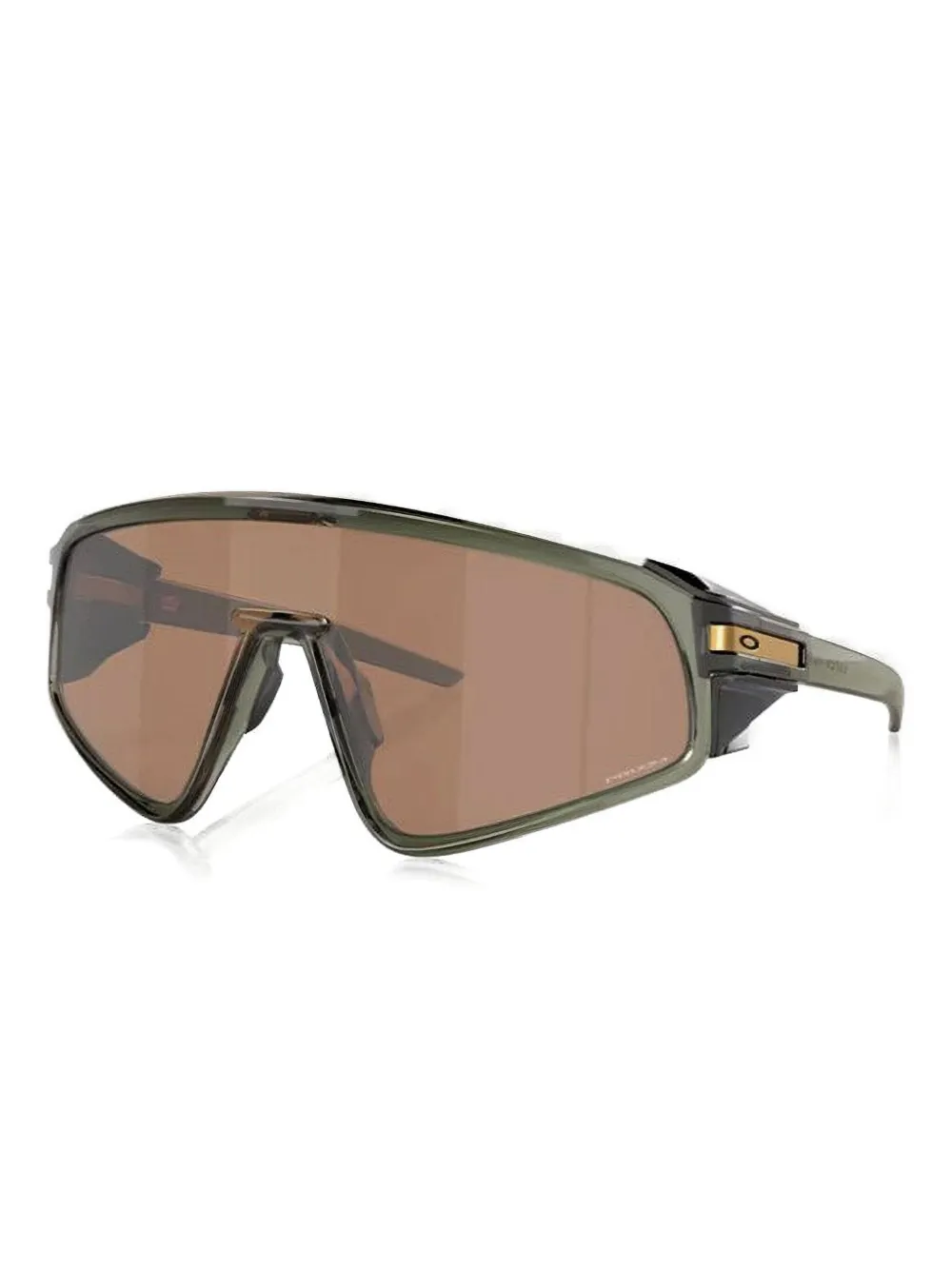 Oakley Zonnebril met schild montuur Groen