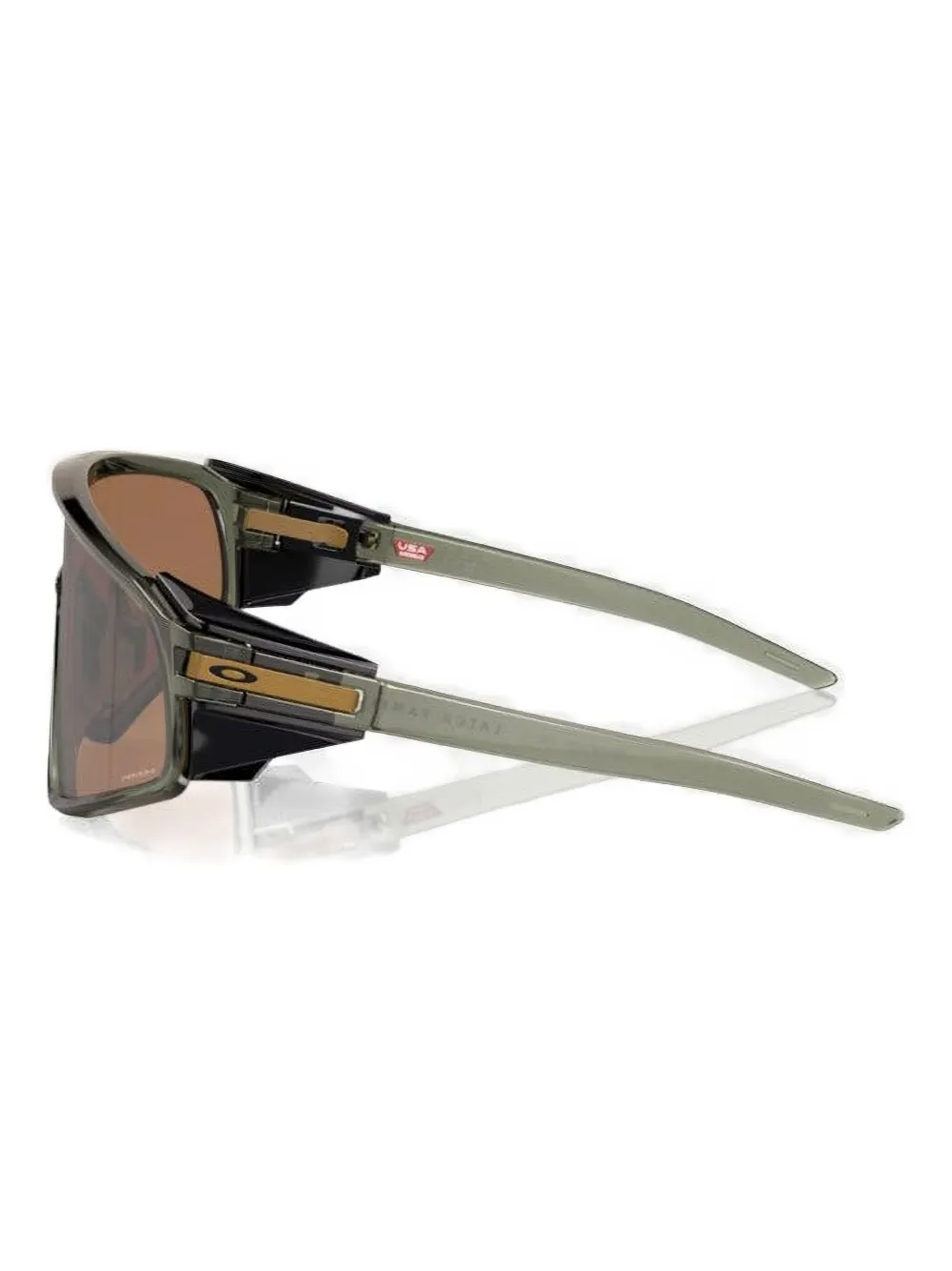 Oakley Zonnebril met schild montuur Groen