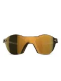 Oakley Subzero mirrored-lenses sunglasses - Yellow