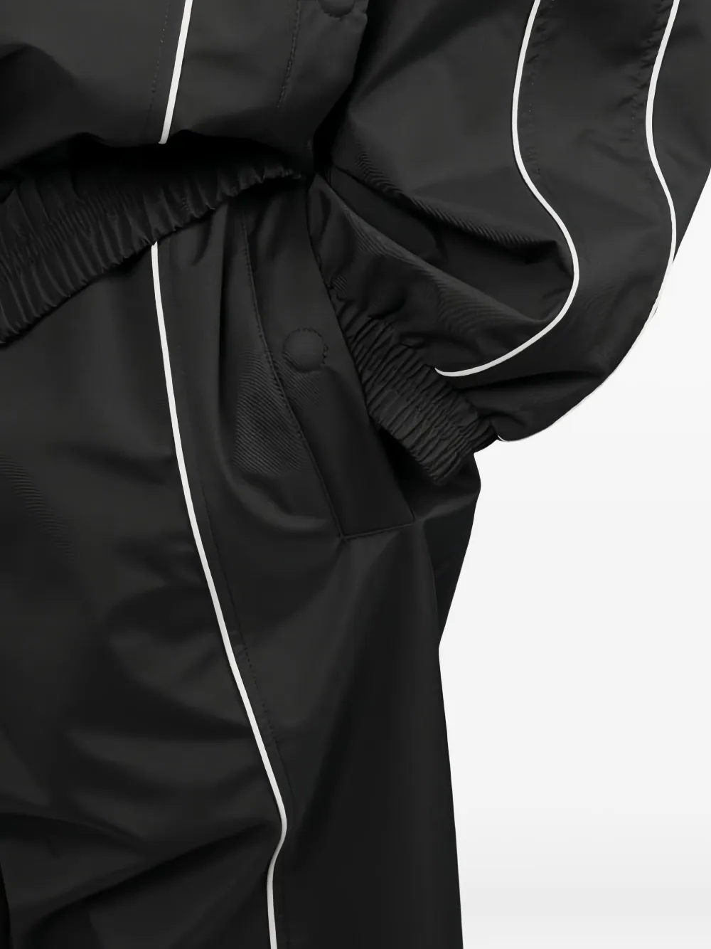 Lacoste Gestreepte trainingsbroek Zwart