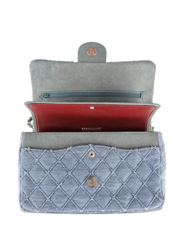 【READYMADE】 要在庫確認 RHOMBUS DENIM CHAIN BAG READYMADE | RHOMBUS DENIM BAG