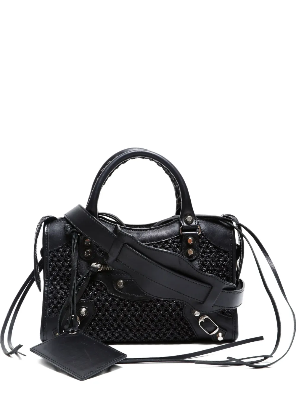 Balenciaga Pre-Owned 2020s Nano City mini bag - ブラック Balenciaga Pre-Owned 2020s Nano City mini bag - ブラック