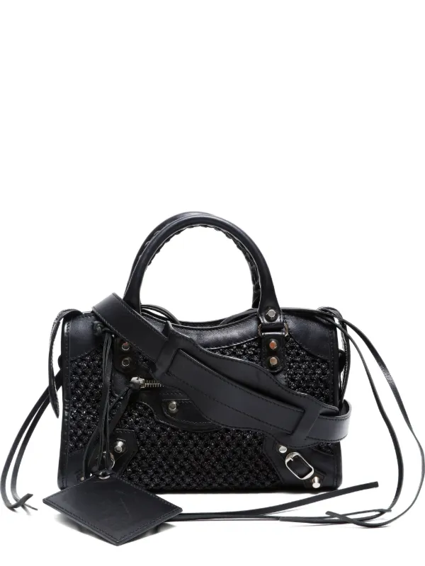 Balenciaga Pre-Owned Bolsa Nano City Mini 2020 Negro FARFETCH CO