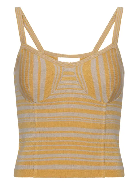 REMAIN Michele striped knit tank top
