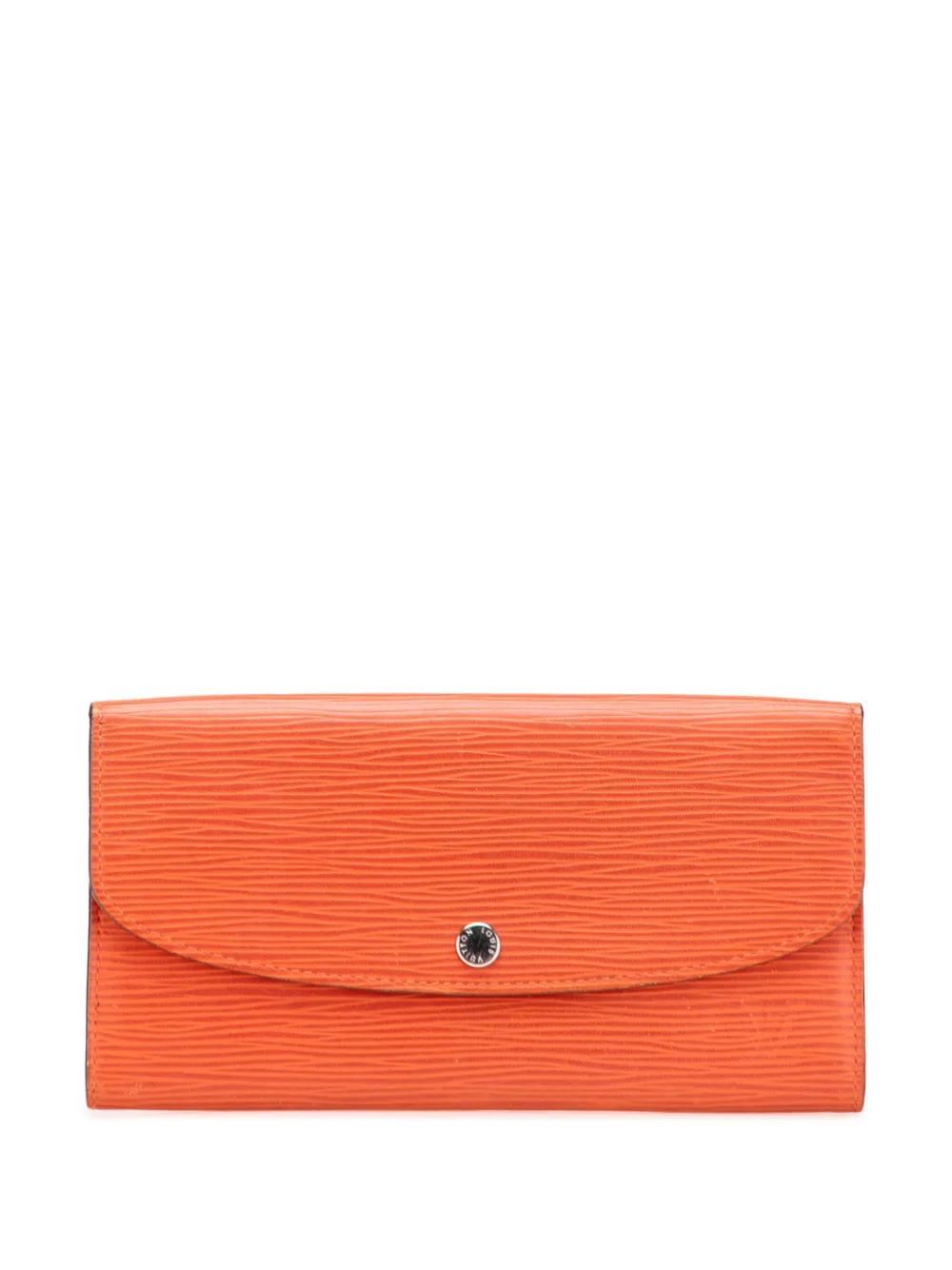 Louis Vuitton Pre-Owned 2014 Epi Emilie Wallet long wallets - オレンジ Louis Vuitton Pre-Owned 2014 Epi Emilie Wallet long wallets - オレンジ