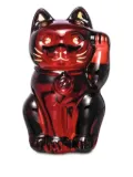 Baccarat cat maneki-neko crystal figurine - Red