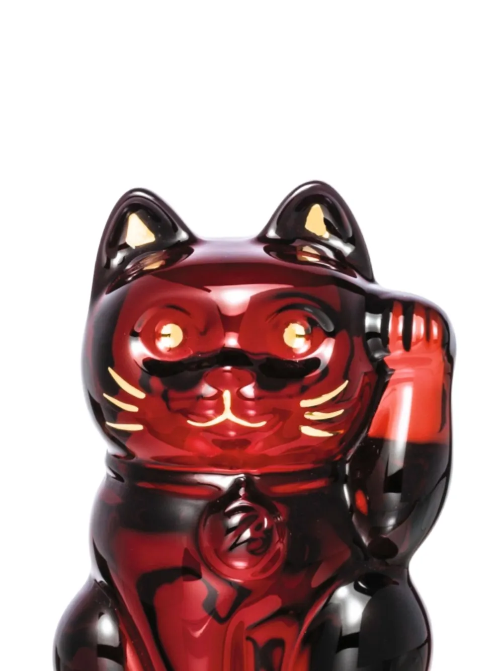 Baccarat】猫の置物・美品 Baccarat Cat maneki-neko 水晶雕像