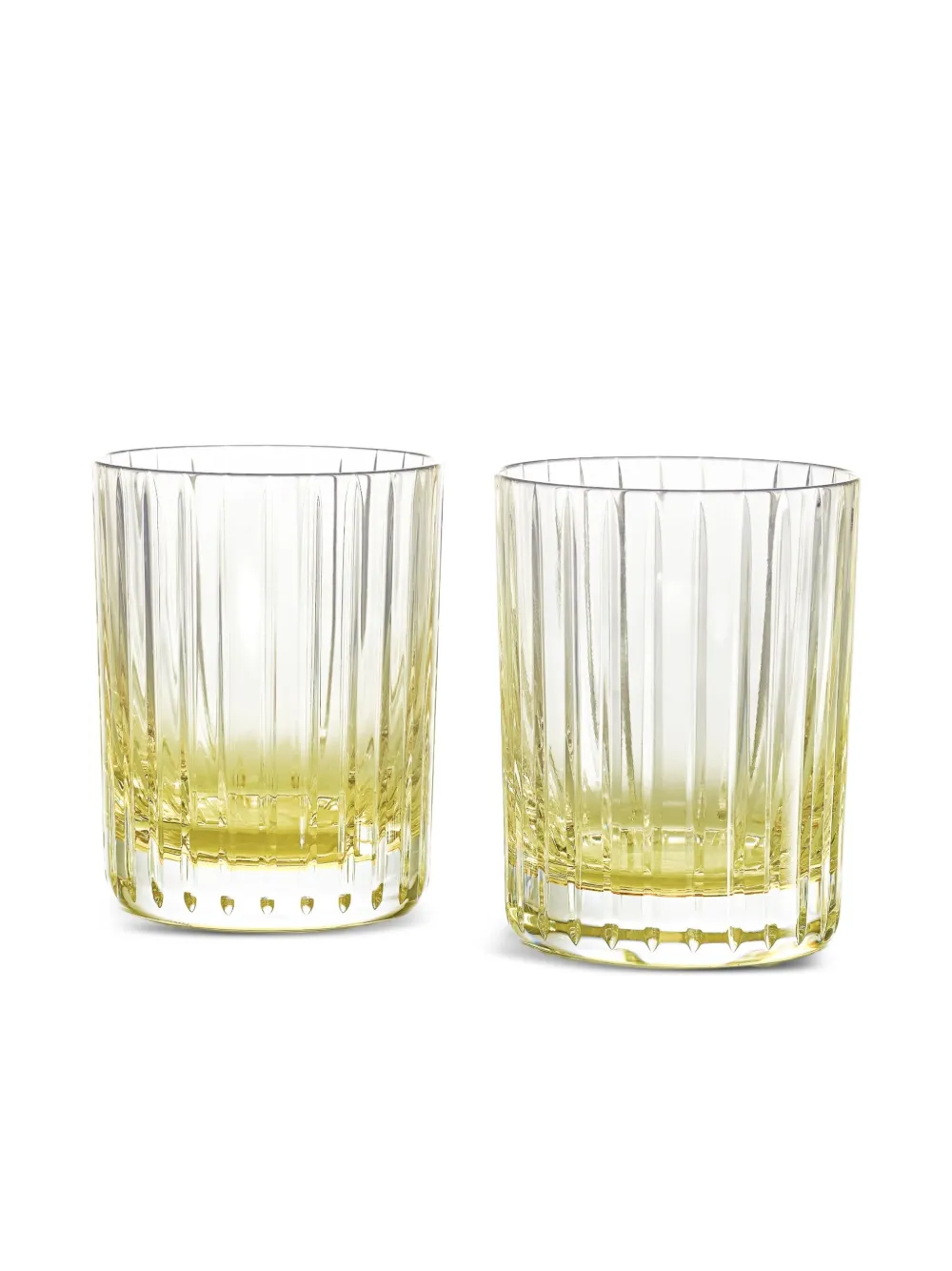 Baccarat Harmonie set of two tumblers | Yellow | Image 1