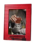 Baccarat Eye crystal photo frame - Red
