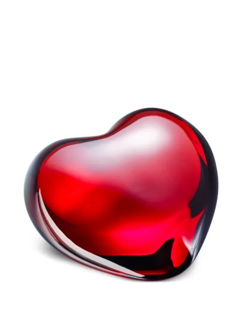 Baccarat crystal heart ornament