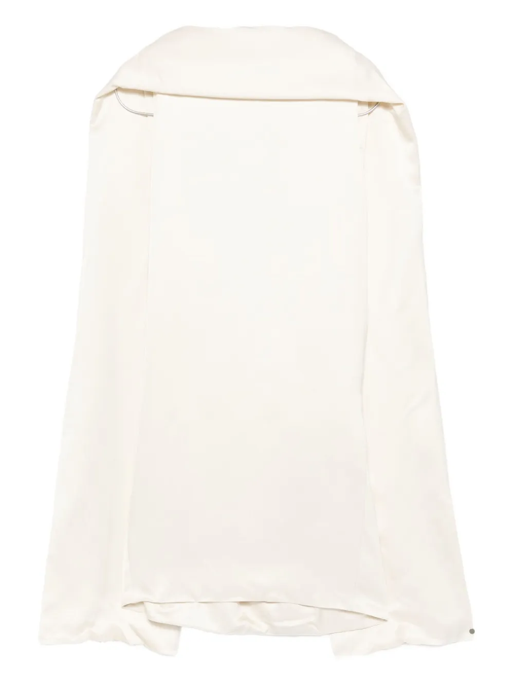 Totême Raw-edge Silk Dress In Neutral