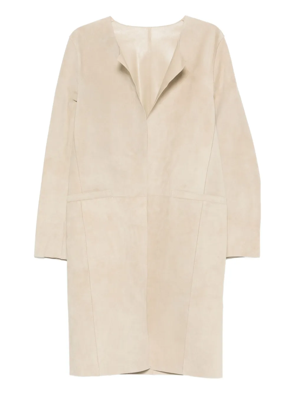 TOTEME suede coat Beige