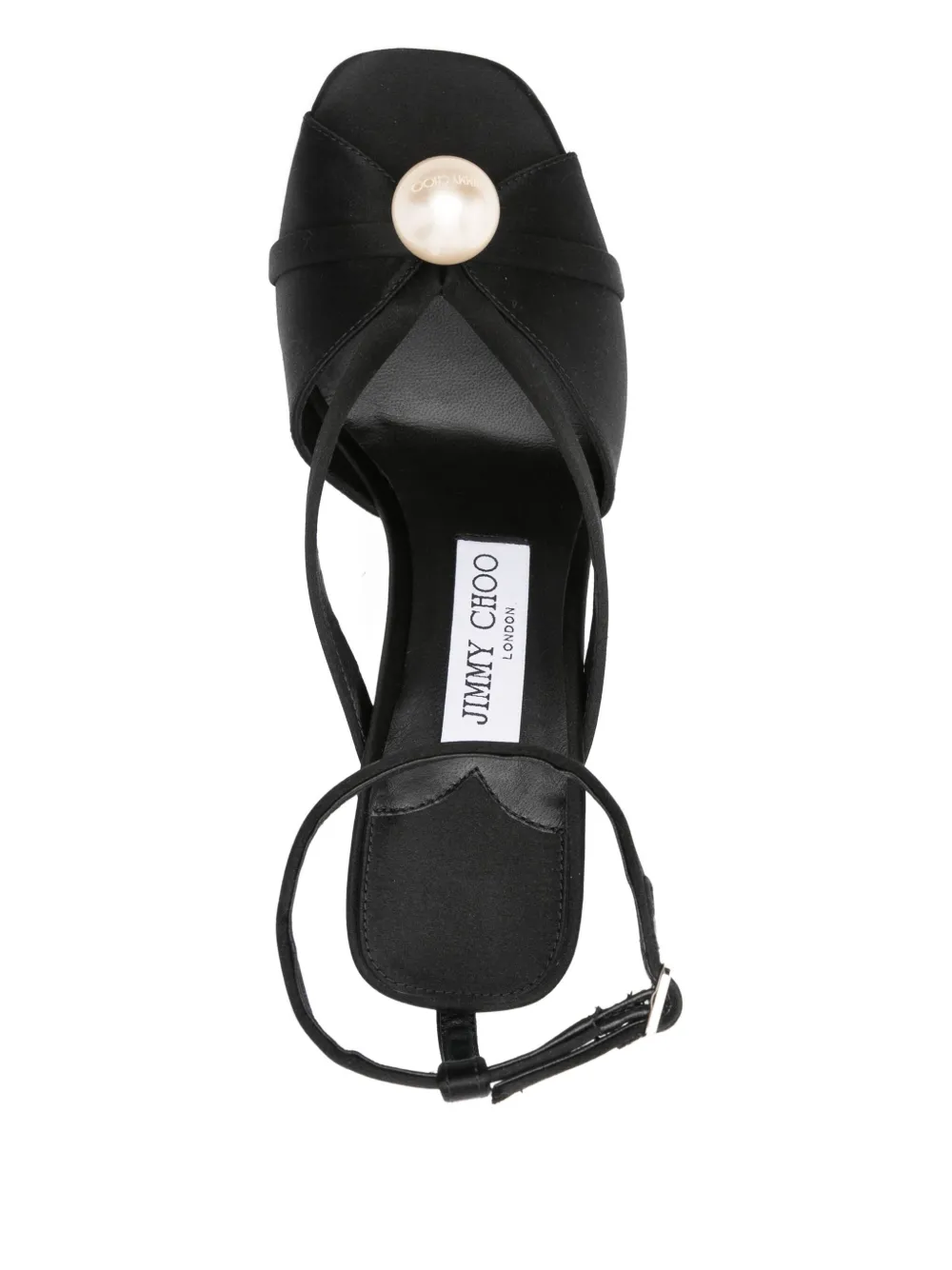 Jimmy Choo 100mm Siva sandals Black