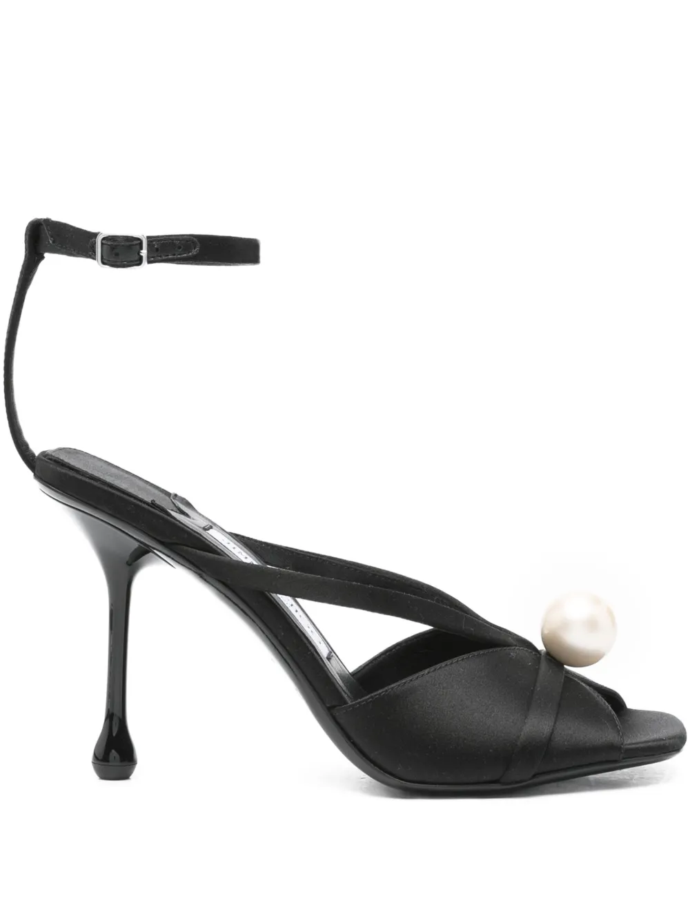 Jimmy Choo 100mm Siva sandals Black