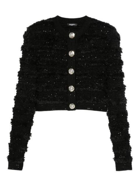 Balmain sequin-embellished cardigan