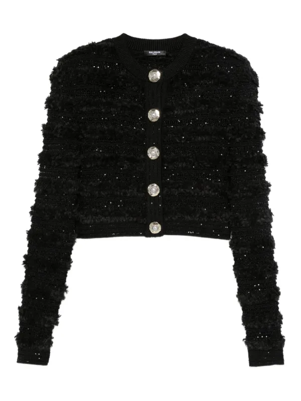 バルマン BALMAIN カーディガン ラグジュアリーレディースカーディガン| BALMAIN