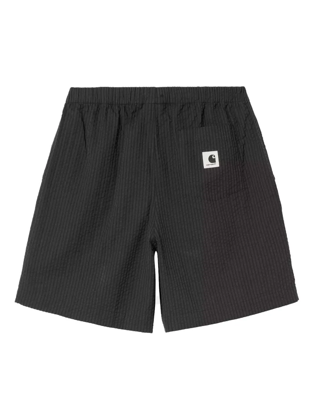 Carhartt WIP textured elastic-waist shorts Zwart