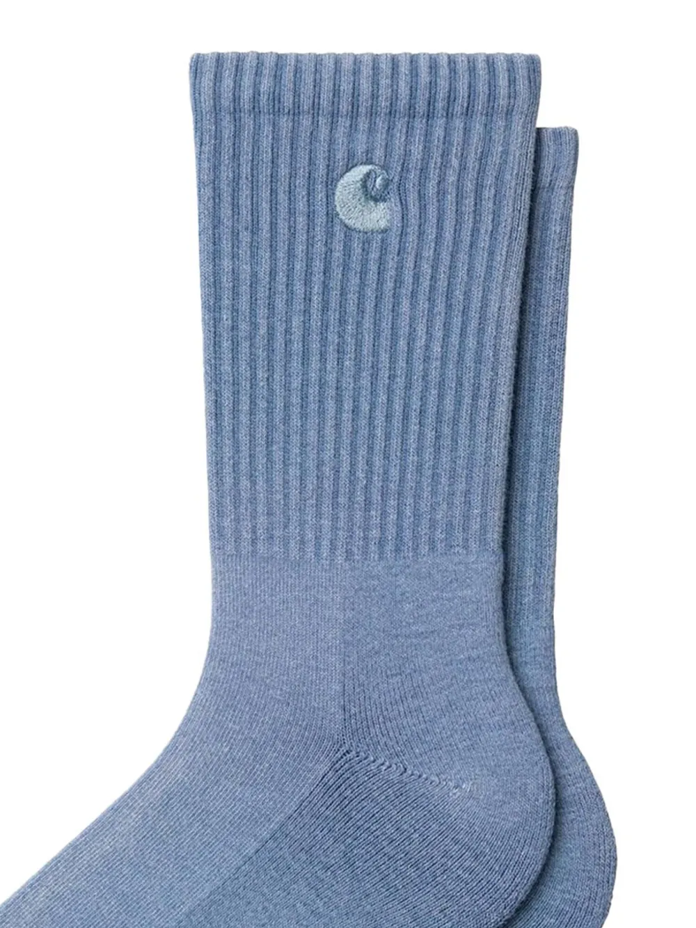 Carhartt WIP embroidered-logo socks Blauw