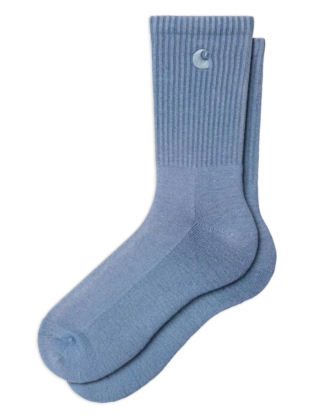 Carhartt WIP embroidered-logo socks Blauw
