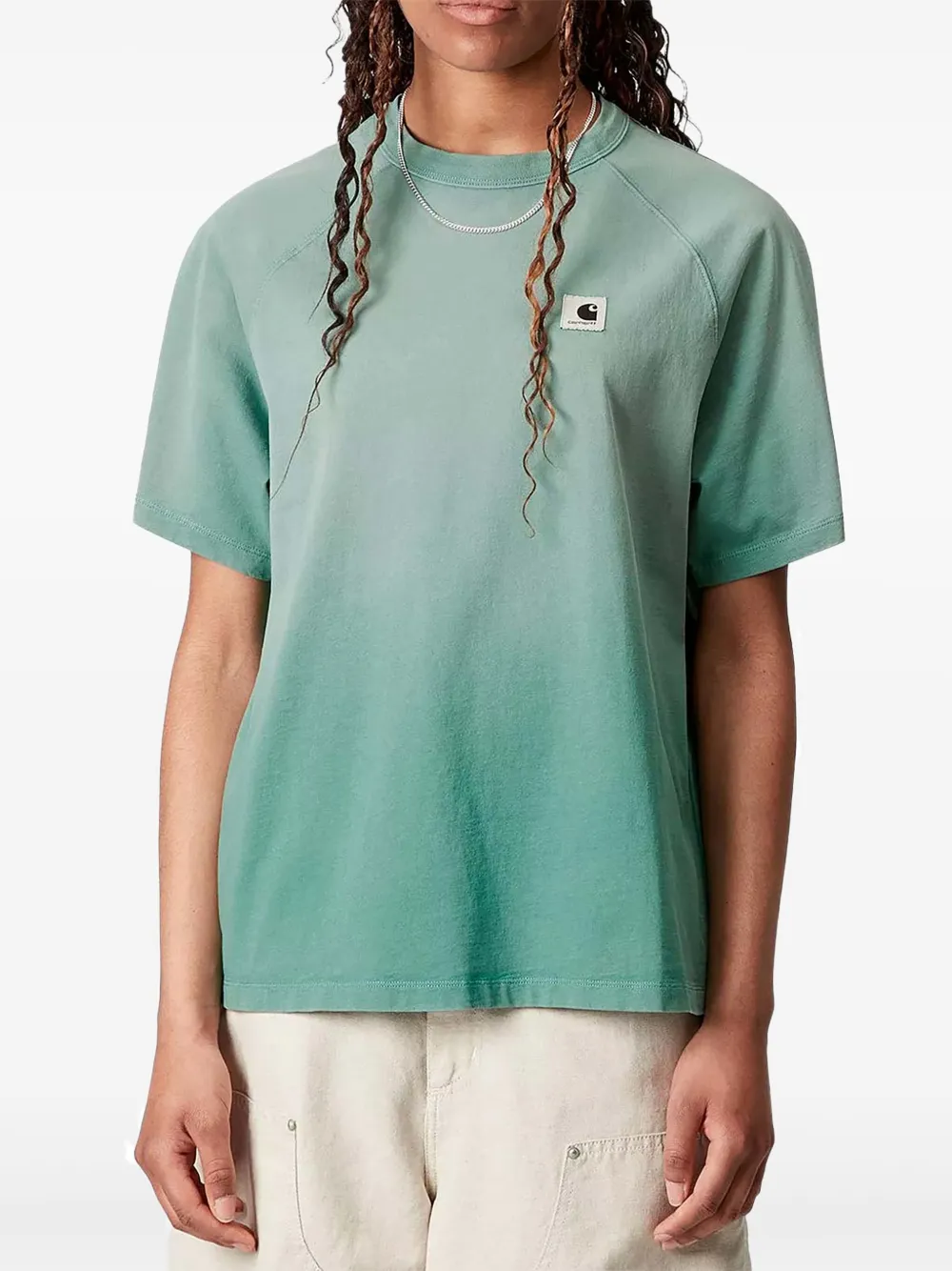Carhartt WIP Hudson raglan-sleeve T-shirt Groen