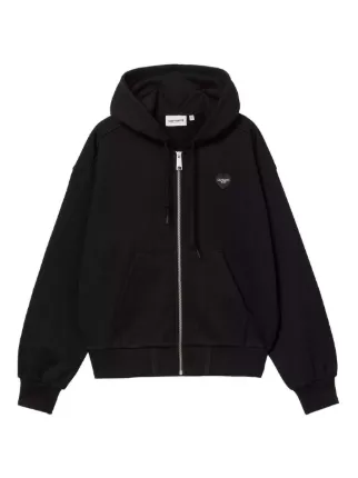Carhartt ハートロゴ パーカー Carhartt WIP heart-logo zip-up Hoodie | Grey | FARFETCH