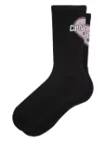 Carhartt WIP logo-detail crew socks - Black