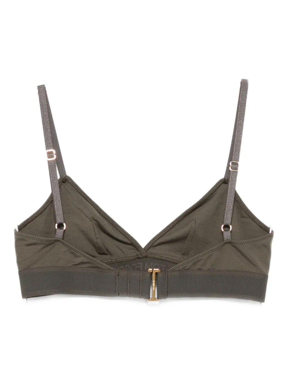 Tom Ford Triangle-shape Bra In Green